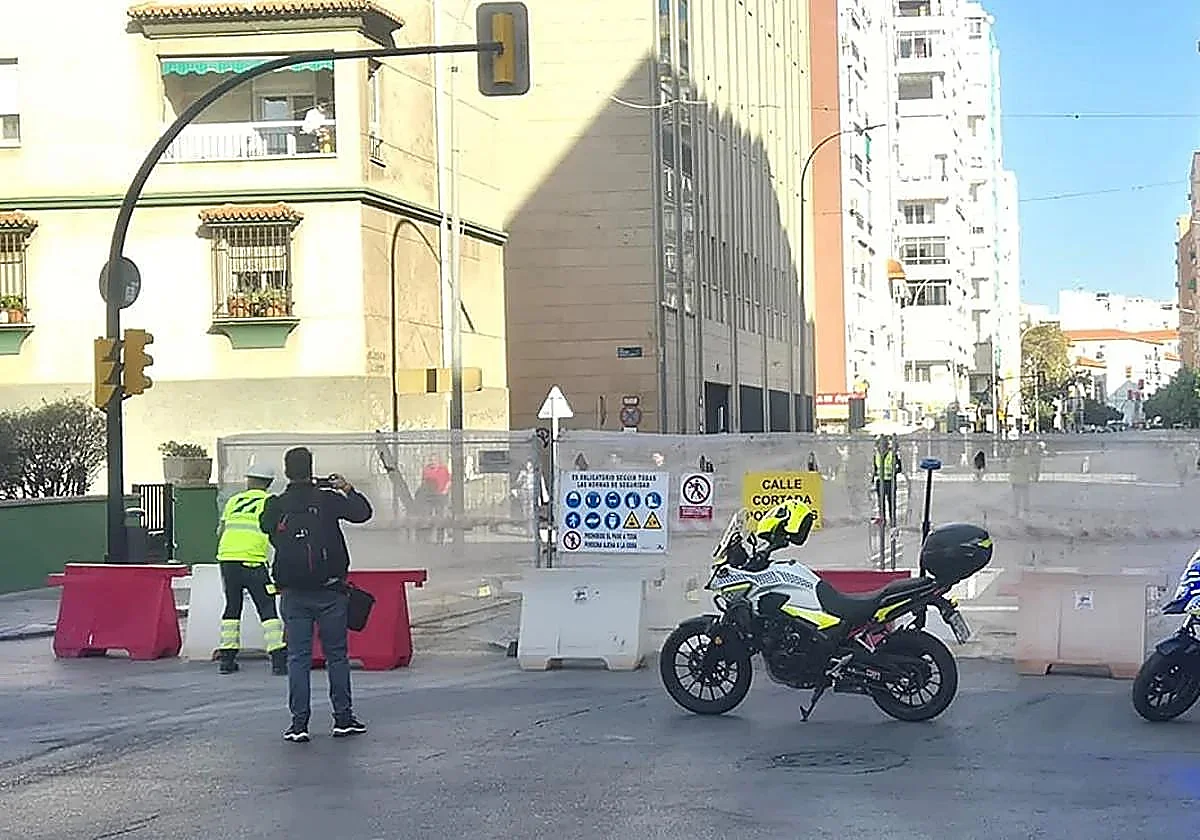Una incidencia en las obras del metro en Eugenio Gross afecta a la línea telefónica y de Internet