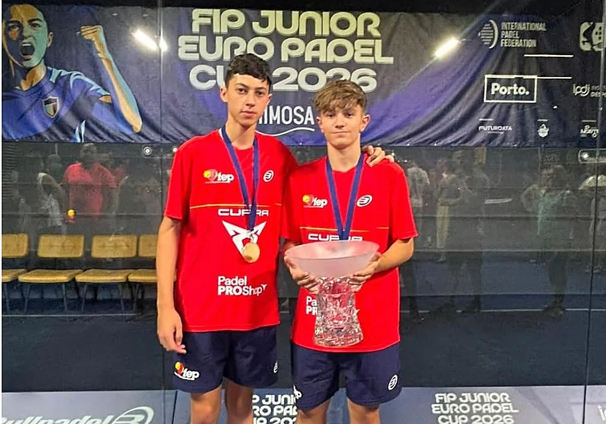 Miguel Rodríguez y Álvaro Pérez se proclaman campeones de Europa de menores con España