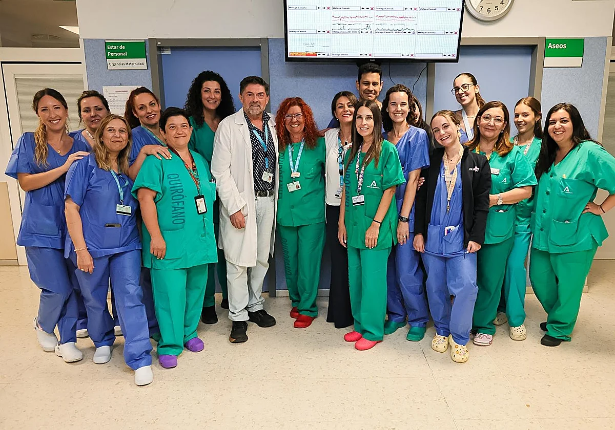 La 'decana' de las matronas de Málaga se jubila tras ayudar a nacer a miles de niños