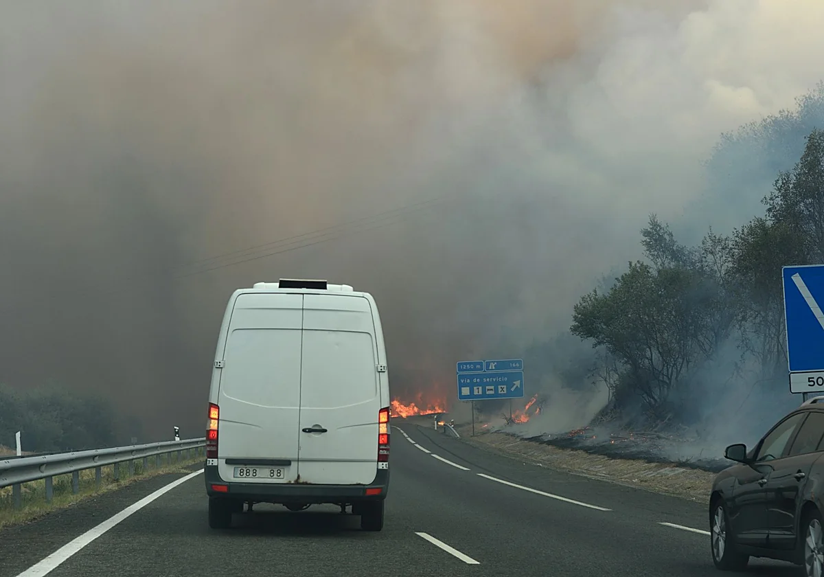 Atrapados por el fuego: guía de supervivencia por si nos sorprende un incendio forestal en la carretera