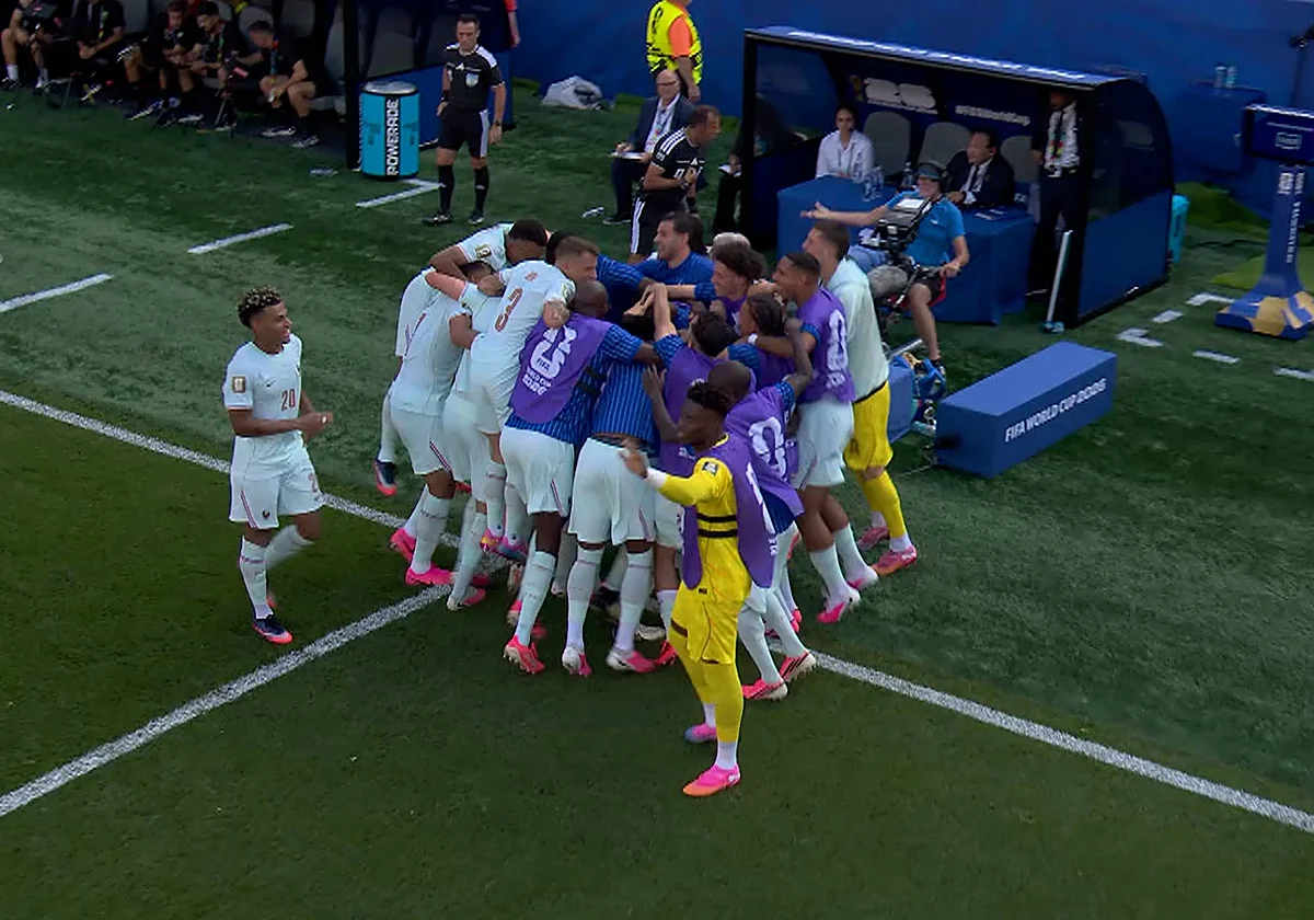 Todos los goles del partido Francia-Marruecos (2-0)