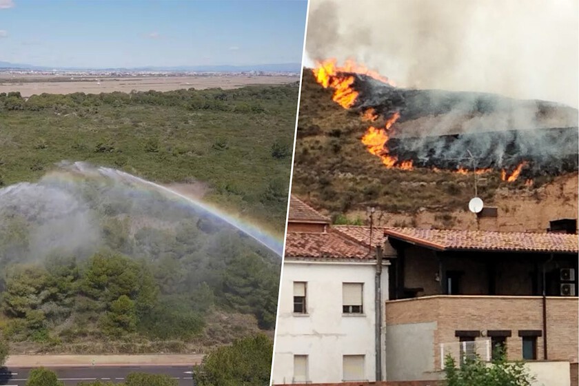 Valencia ha encontrado la forma de evitar incendios como quien riega un jardín: enormes cañones antiincendios