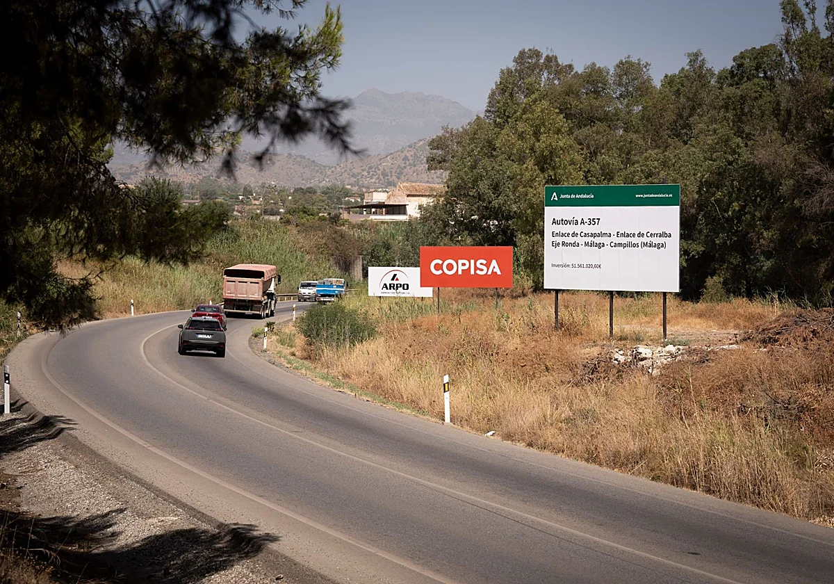 La autovía Málaga-Ronda-Campillos al fin avanza: un nuevo tramo en obras y otro en proyecto
