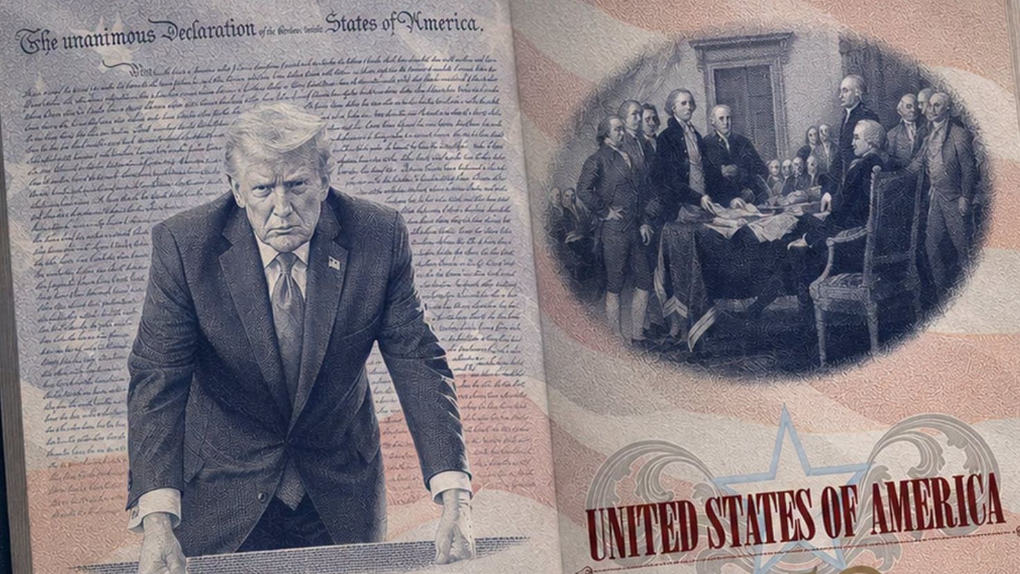 El caótico reparto del 'pasaporte Trump' obliga a viajar con la imagen del presidente aunque los estadounidenses no quieran