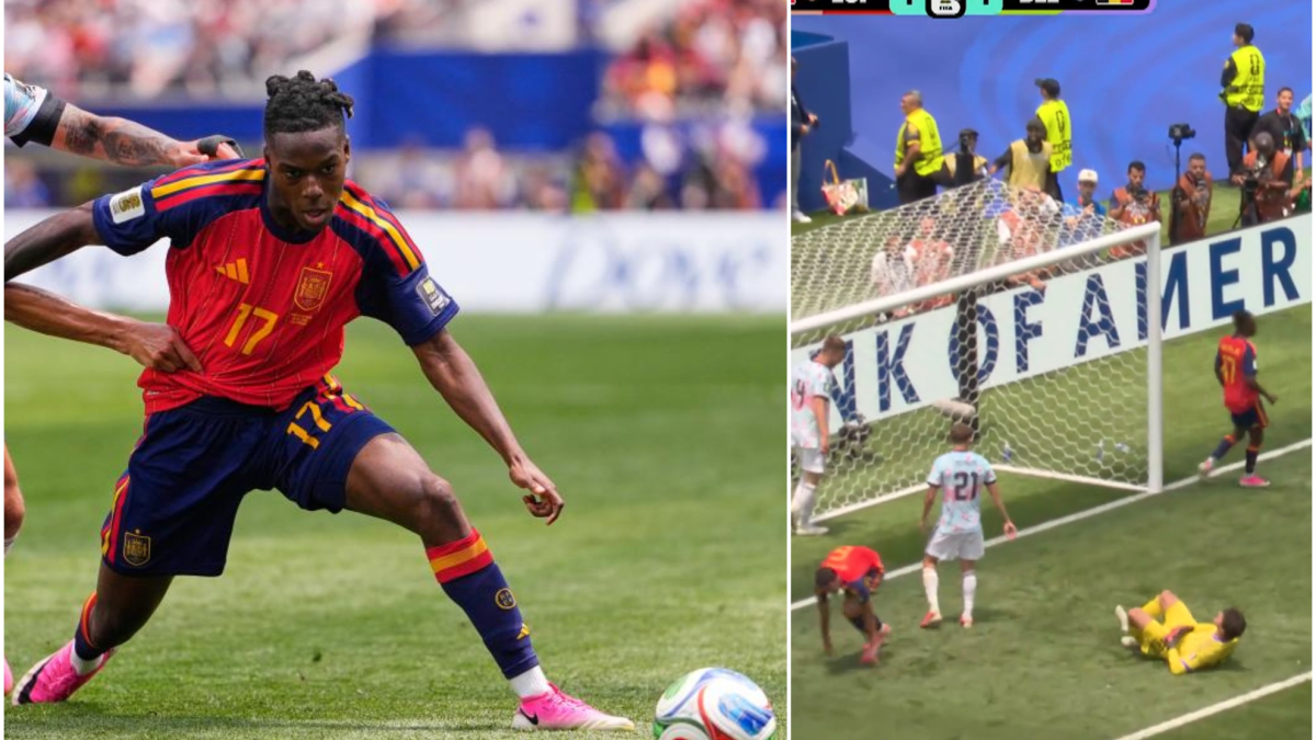 Nico Williams aclara su gesto en el gol de Merino