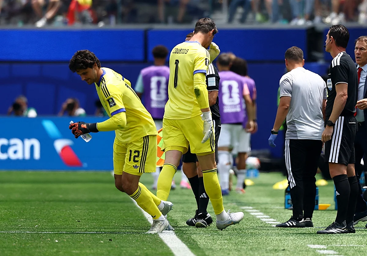 La peor salida de Courtois