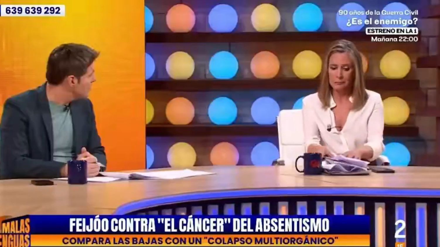 "Prefiero comer mierda": Marta G. Montero sale llorando del plató cuando Cintora le impidió hablar en plena cacería a Feijóo
