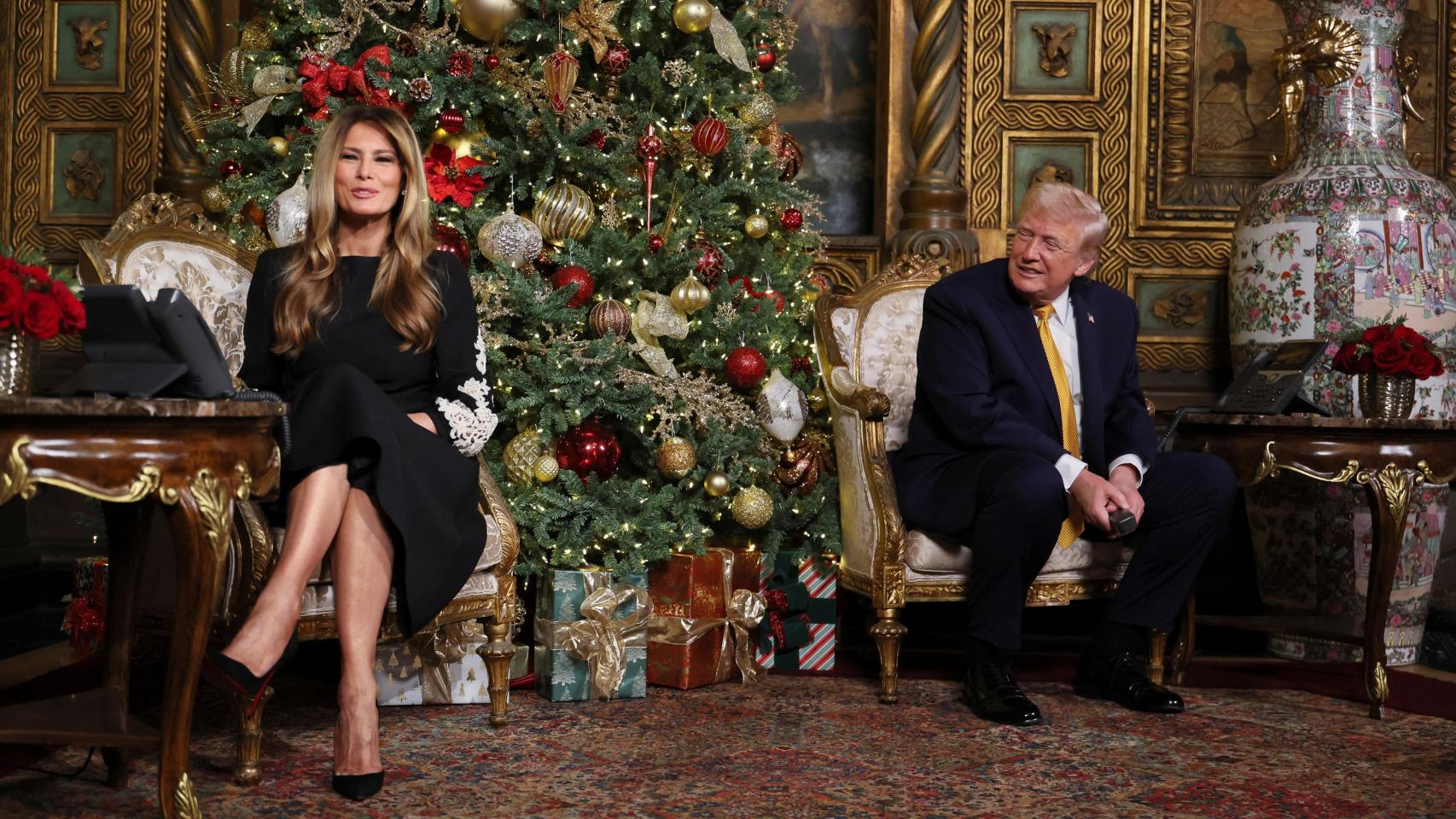 El espíritu navideño de Trump: evitará que un Santa Claus "malo" entre en EEUU y discute con una niña por el carbón