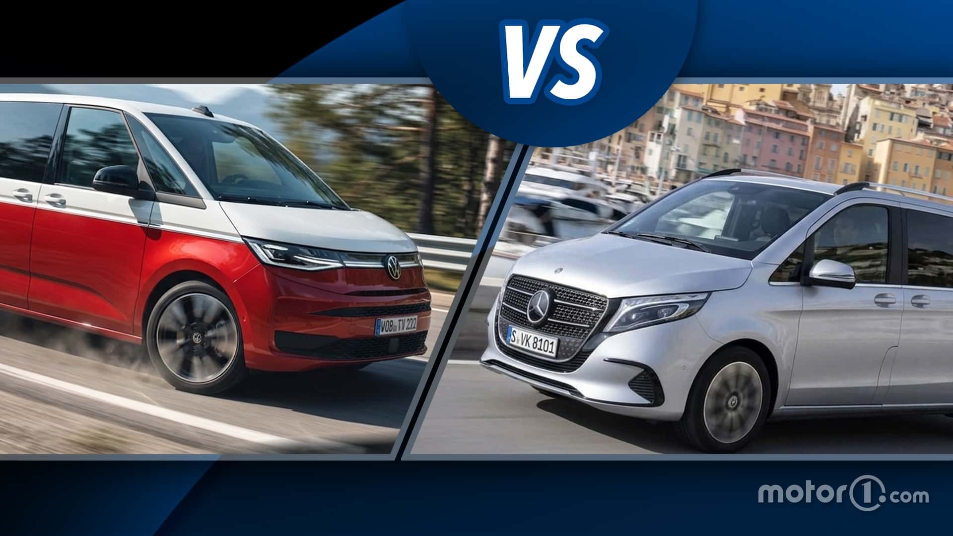 Volkswagen Multivan vs. Mercedes-Benz Clase V: duelo entre furgonetas premium
