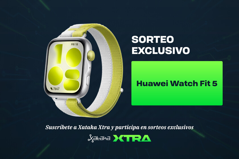 Nuevo sorteo exclusivo para suscriptores de Xataka Xtra: así puedes conseguir un Huawei Watch Fit 5