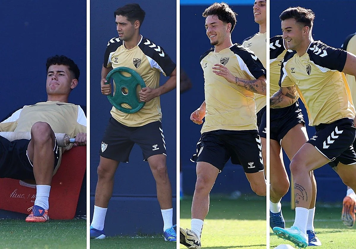 Estos son los cuatro canteranos que han subido para hacer la pretemporada con el Málaga
