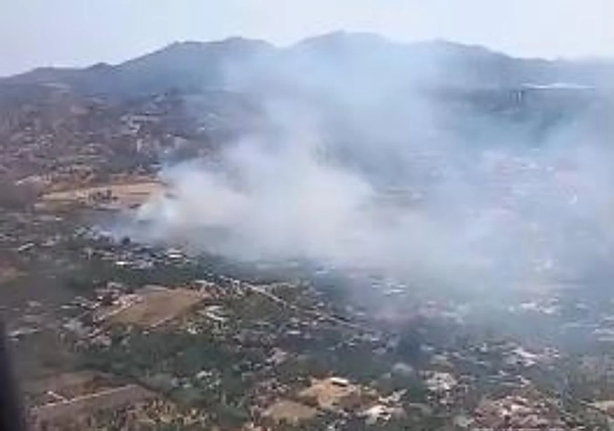 Controlado un incendio forestal en Alhaurín el Grande