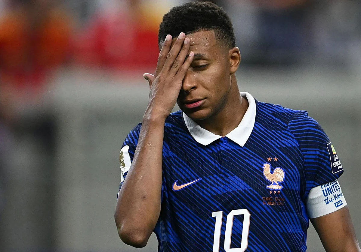 Mbappé sufre hasta la vulgaridad