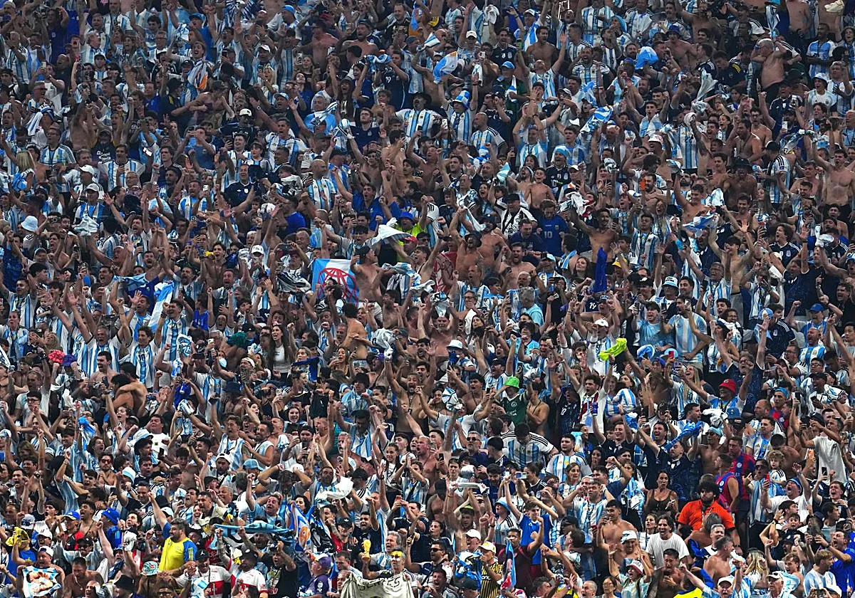 Alerta máxima: 50.000 argentinos, 30.000 ingleses y 2.500 policías en el partido de mayor riesgo del Mundial