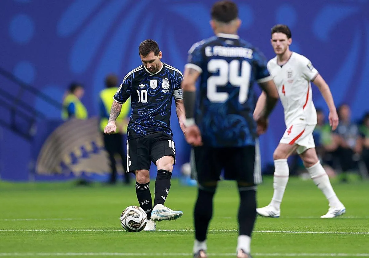 En directo, Inglaterra-Argentina