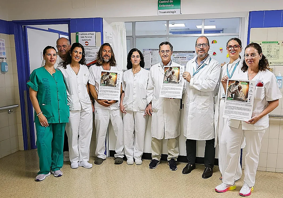 Malaga traumatology experts advocate sitting up after surgery to facilitate recovery and prevent complications