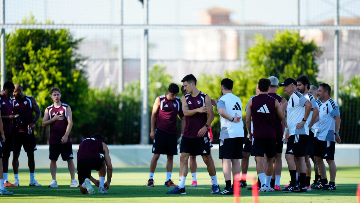 Penúltima sesión de entrenamiento antes del desplazamiento a Cracovia
