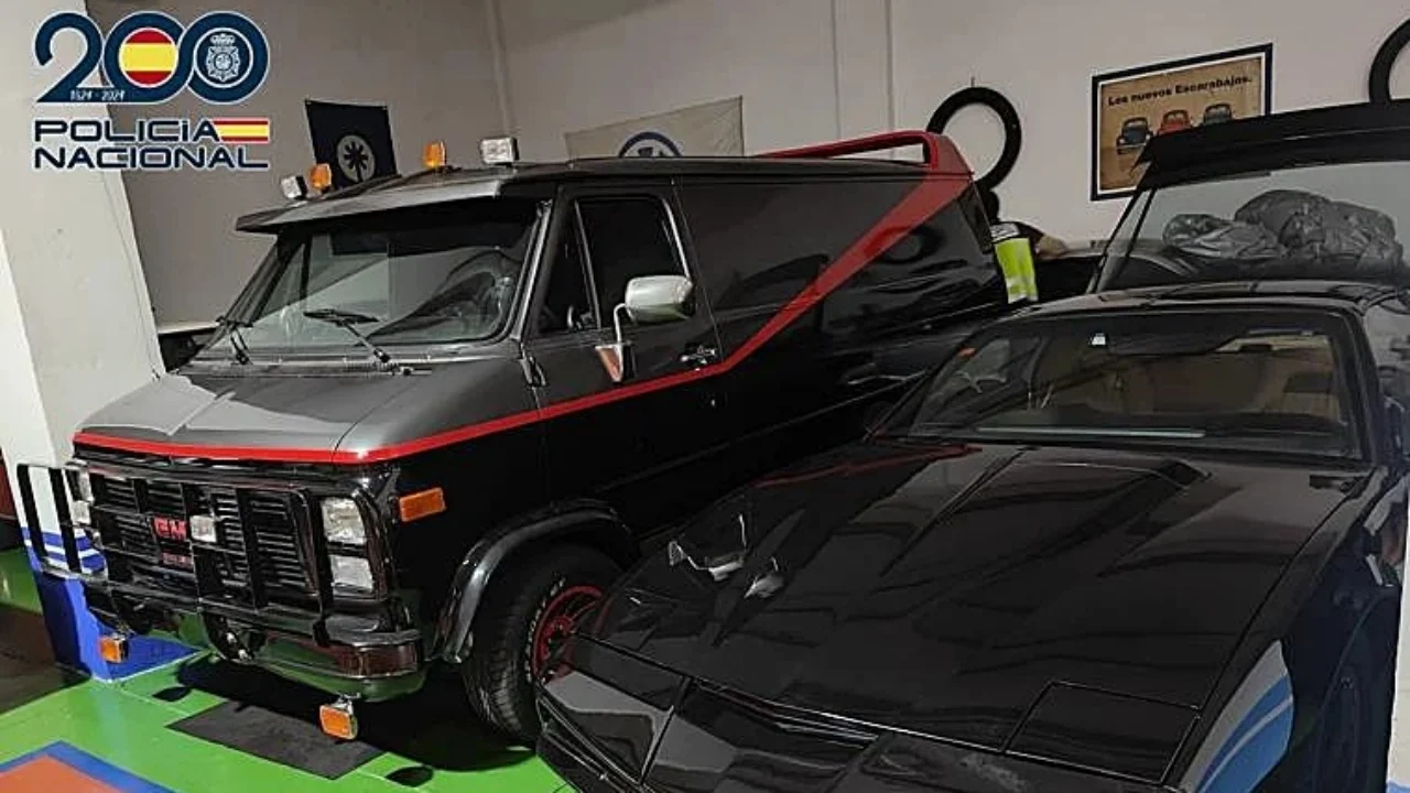La furgoneta del Equipo A y el Coche Fantástico existen, están en Canarias, y los tenía un narcotraficante