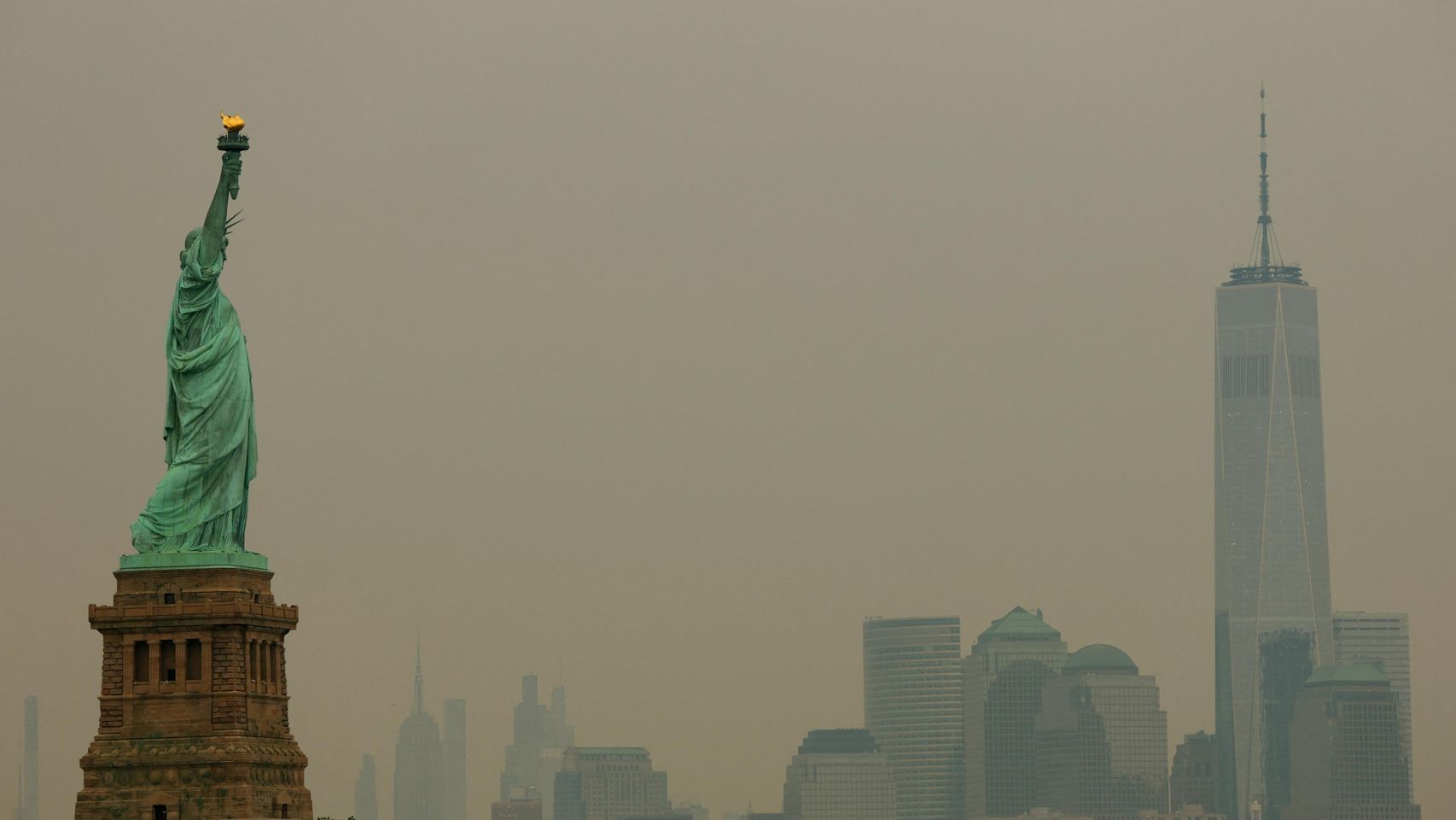 Los incendios de Canadá tiñen de humo el cielo de Nueva York a 3 días de la final del Mundial: "Es el peor que hemos visto"