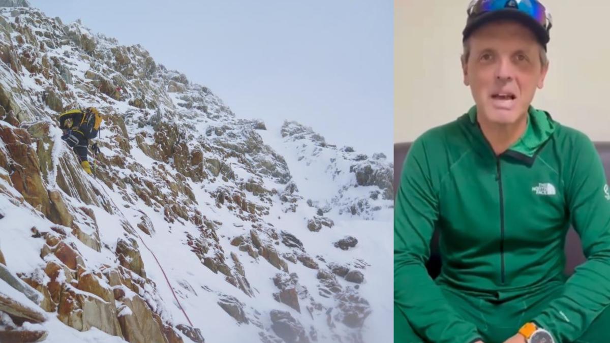 Simone Moro, tras sufrir un infarto a 5.000 metros: "Cometí un error imperdonable, en la cima no habría sobrevivido"