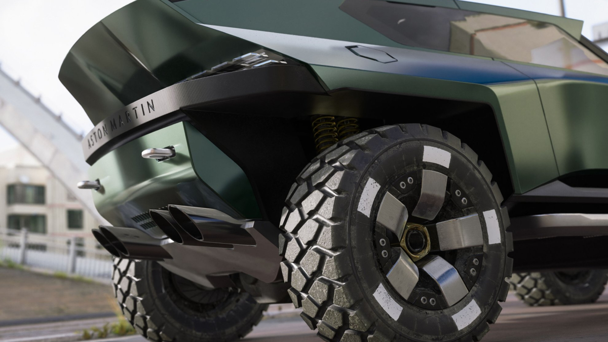 Aston Martin Dreadnought: el 4x4 blindado que tiene un compartimento para guardar las armas