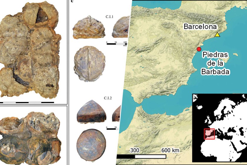 Unos pescadores de Benicarló creyeron pescar chatarra romana: era el mayor lote de cascos medievales hallado en España