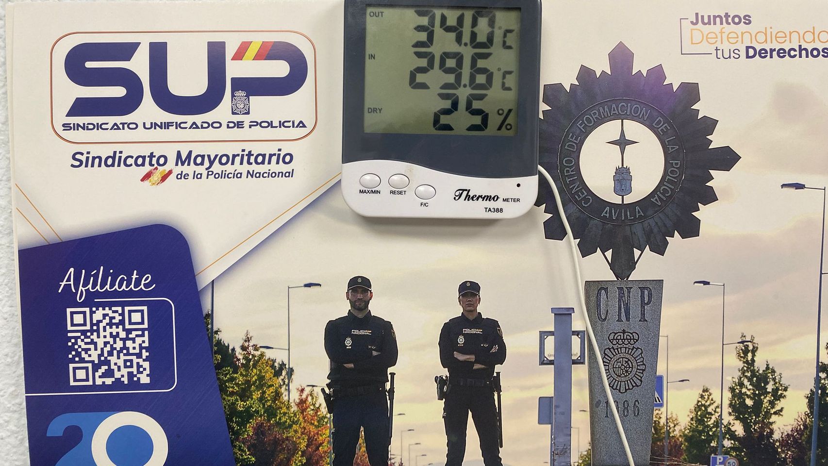 El sindicato SUP denuncia que policías trabajan a 35 grados en oficinas de tres comisarías de Zaragoza
