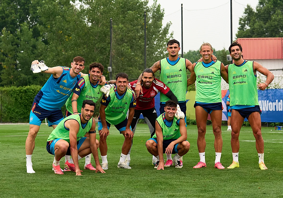 Una tormenta eléctrica obliga a España a suspender su último entrenamiento antes de la final