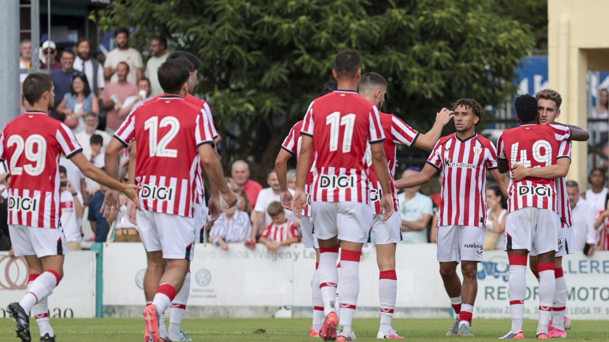Festín goleador del Athletic de Terzic ante el Leioa