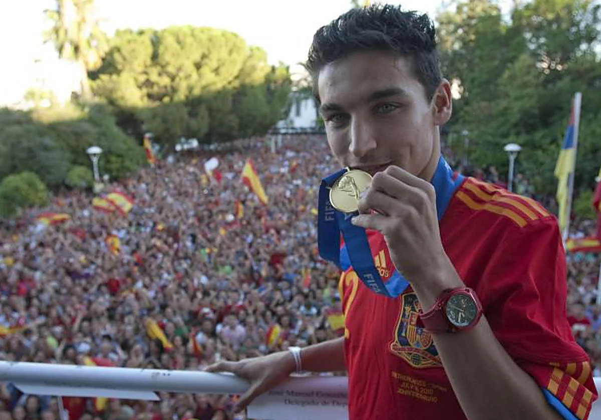 Jesús Navas: «Veo casi todos los días mi jugada en el gol de Iniesta»