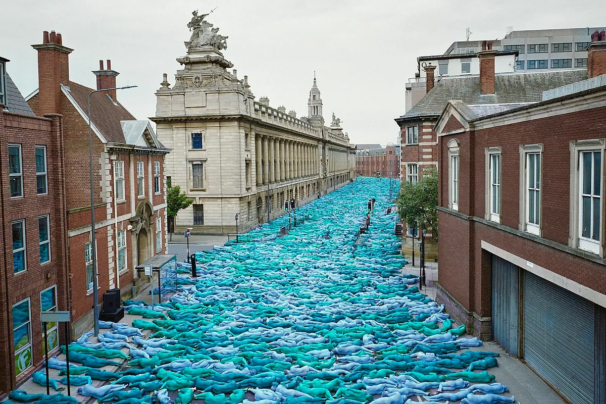 Spencer Tunick lleva sus desnudos a Gran Canaria: "Las experiencias colectivas son muy importantes"
