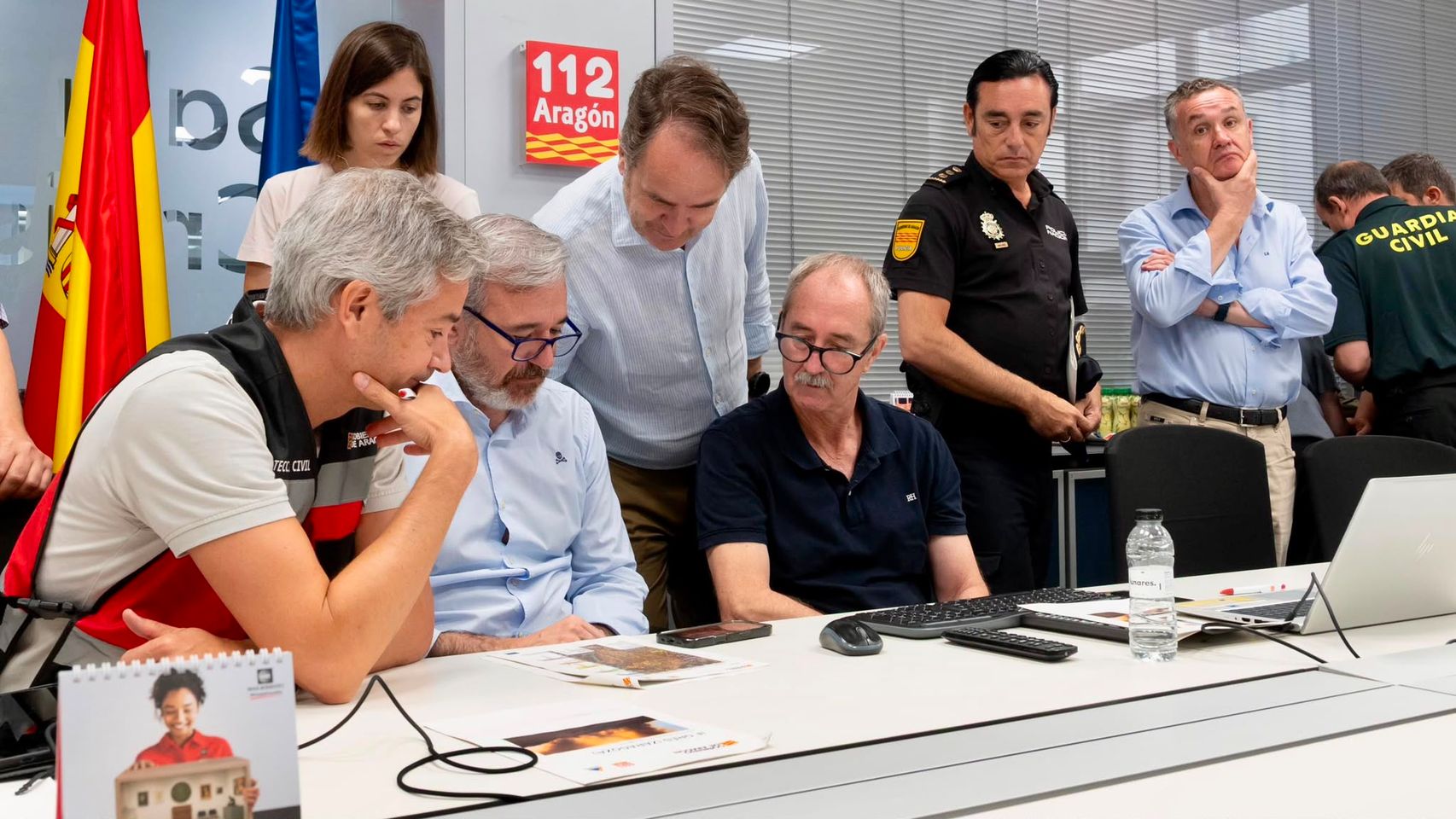 En el cerebro de la lucha contra los grandes incendios de Aragón: "Tenemos ganas de que todo se normalice"