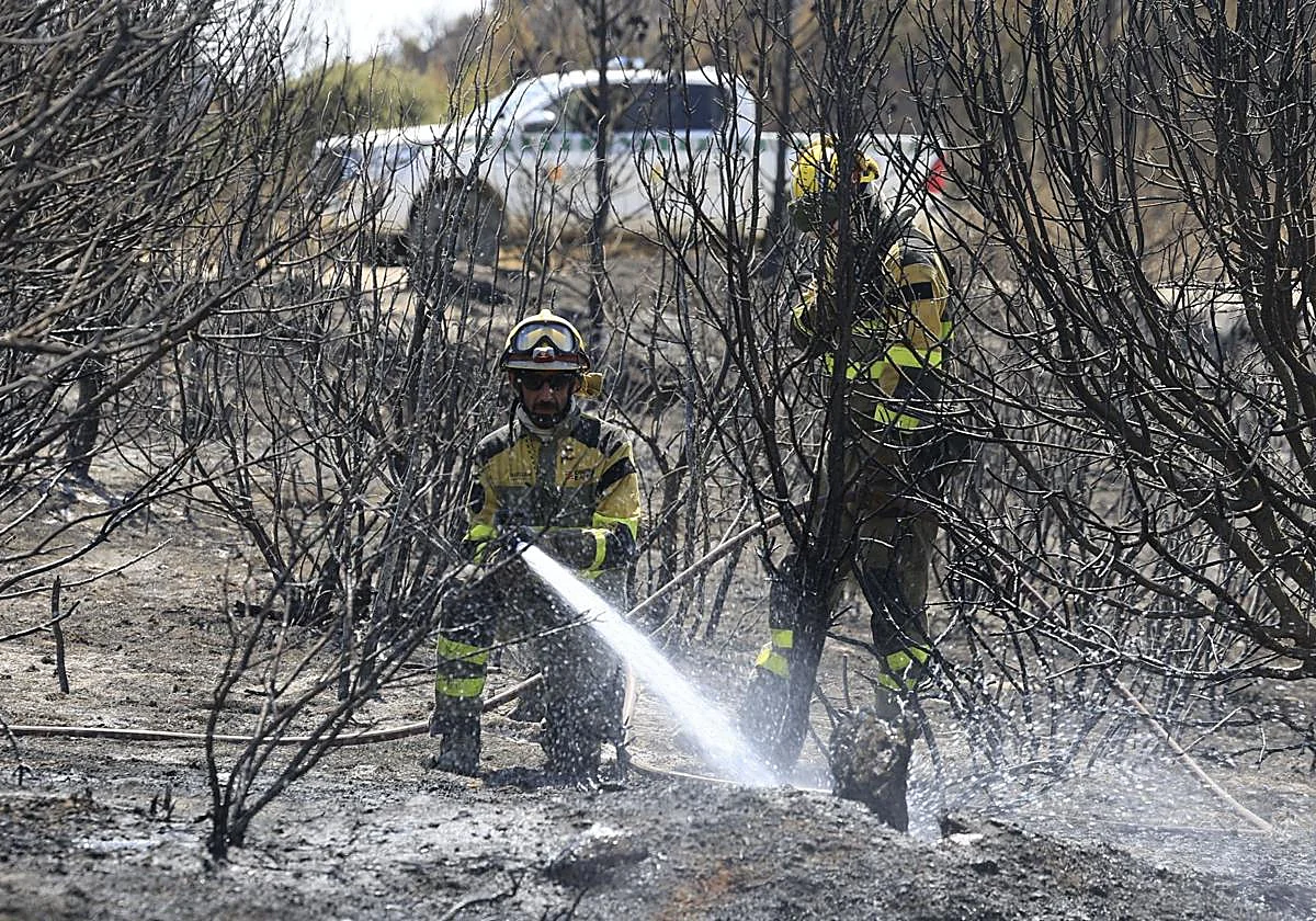 La evolución favorable del incendio de Zaragoza permite el regreso de los vecinos de tres localidades