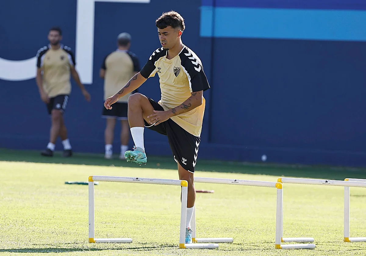 Rafita, primer lesionado en la pretemporada del Málaga