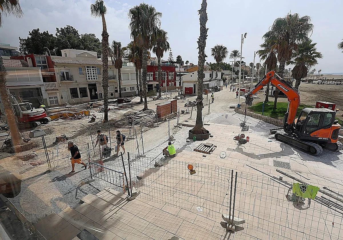 Malaga will not see end of Pedregalejo seafront renovation until November