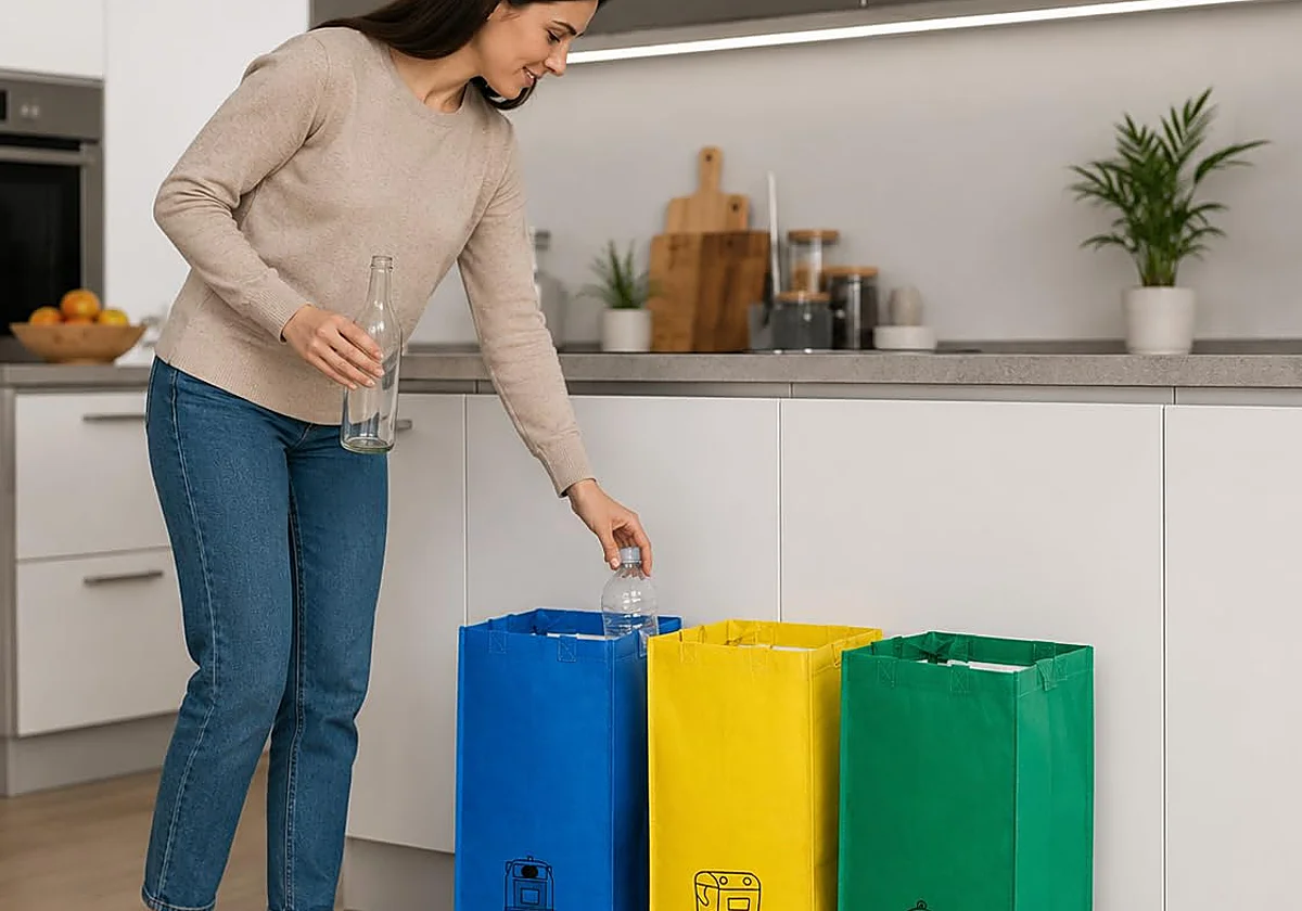 Los mejores cubos de reciclaje aptos para cocinas pequeñas