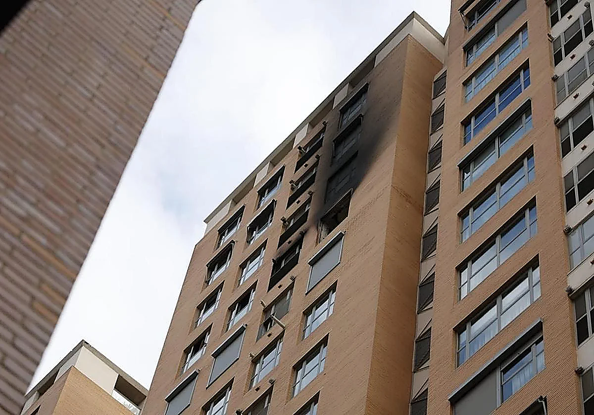 Muere una mujer de 79 años en el incendio de su piso en Valencia