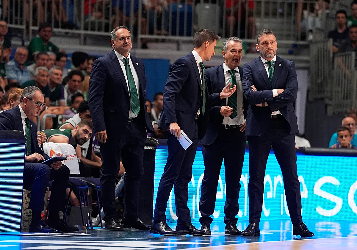 El cuerpo técnico del Unicaja, sin malagueños