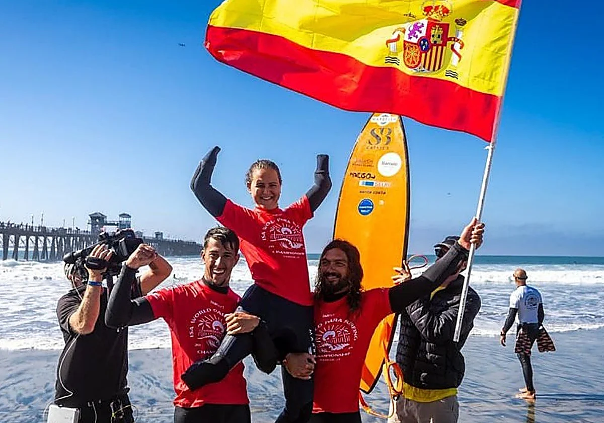 Sarah Almagro: un triplete histórico para la surfista malagueña