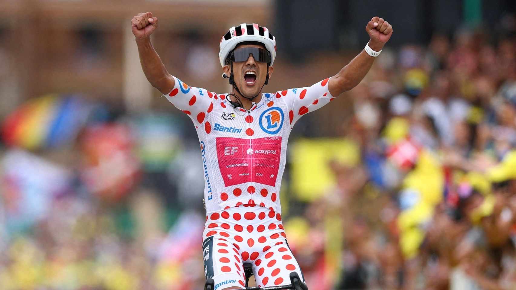 Carapaz repite en Alpe d' Huez con su segunda victoria en un Tour de Francia que tiene dueño: Tadej Pogacar