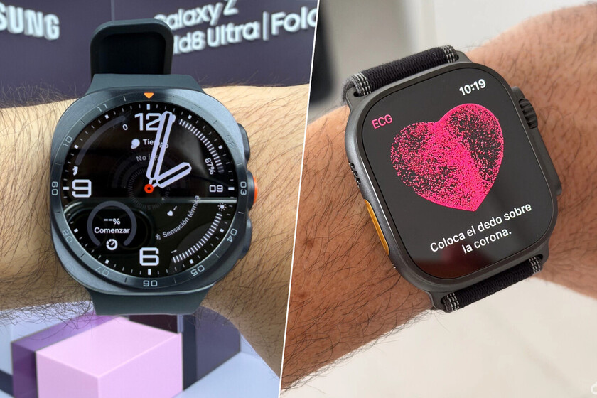 Samsung Galaxy Watch Ultra2 vs Apple Watch Ultra 3: en qué se parecen (y en qué no) más allá de compartir apellido