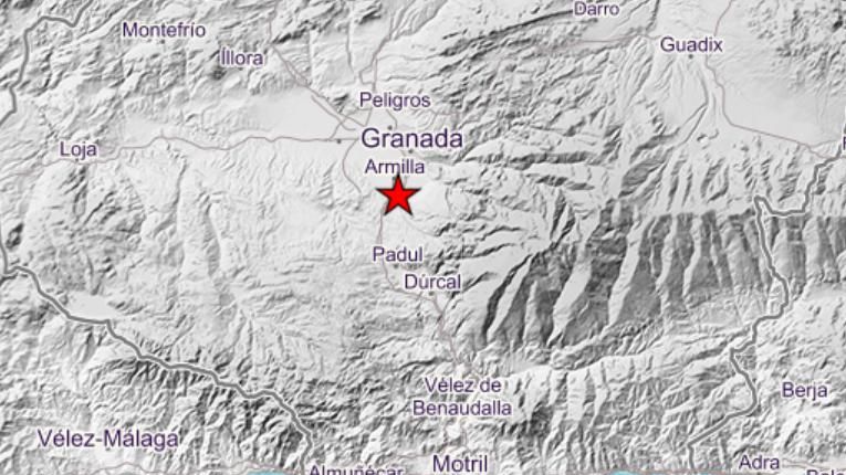 Un terremoto de magnitud 3.7 sacude la provincia de Granada: epicentro en Ogíjares