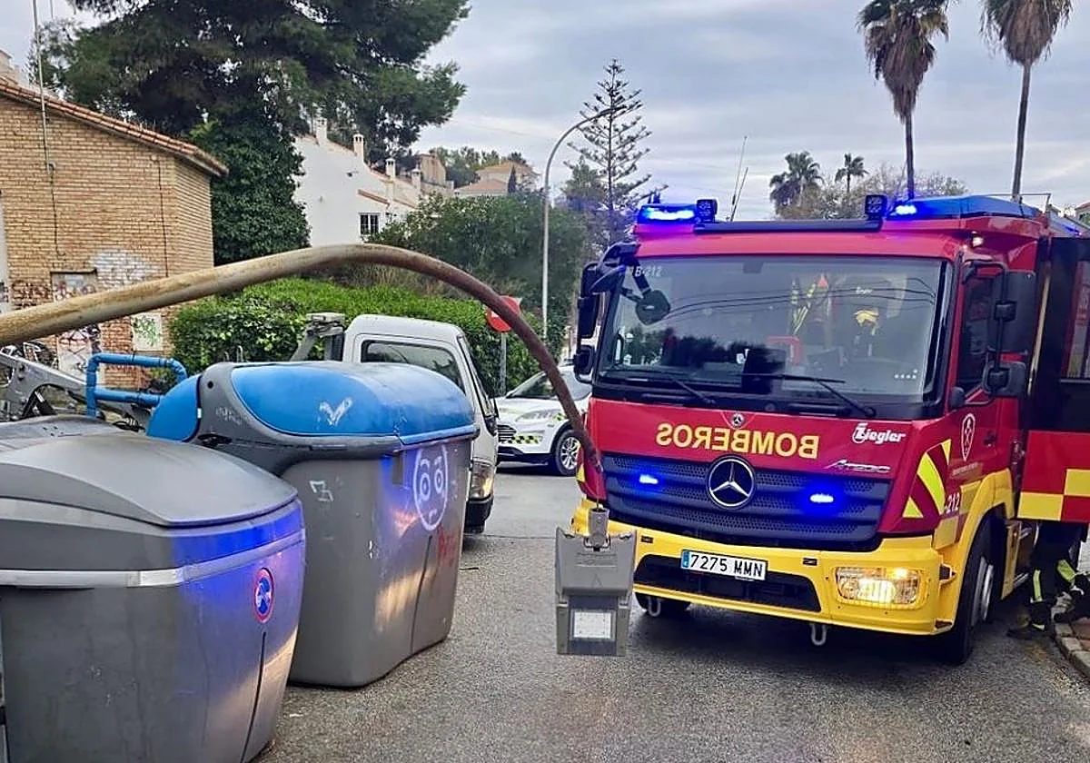 Peligro por las fuertes rachas de viento en Rincón de la Victoria