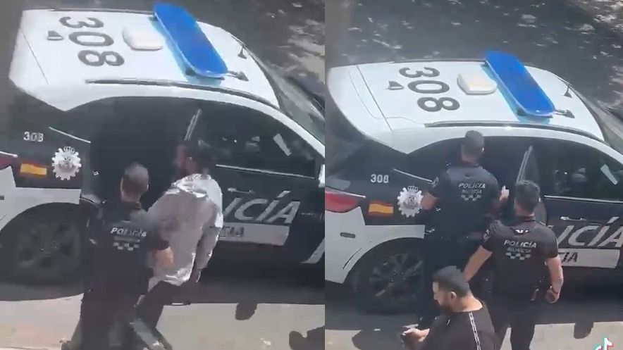 El Ayuntamiento de Murcia investigará el bofetón viral de un policía local a un detenido por un robo con fuerza