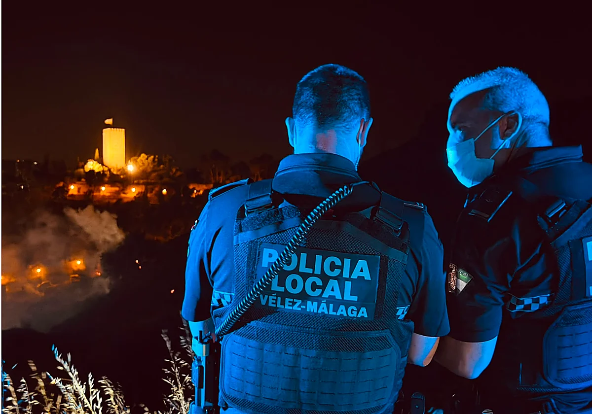 Detenido un hombre por su presunta relación con varios incendios en Vélez-Málaga