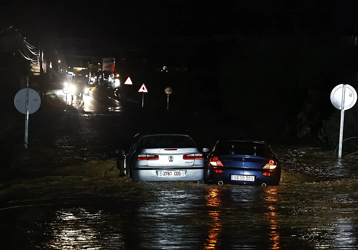 Alerta roja: crecidas en el Guadalhorce a su paso por Cártama y en el río Grande