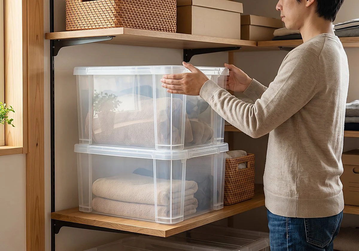 Guarda, organiza y encuentra todo rápido con estas prácticas cajas de almacenaje