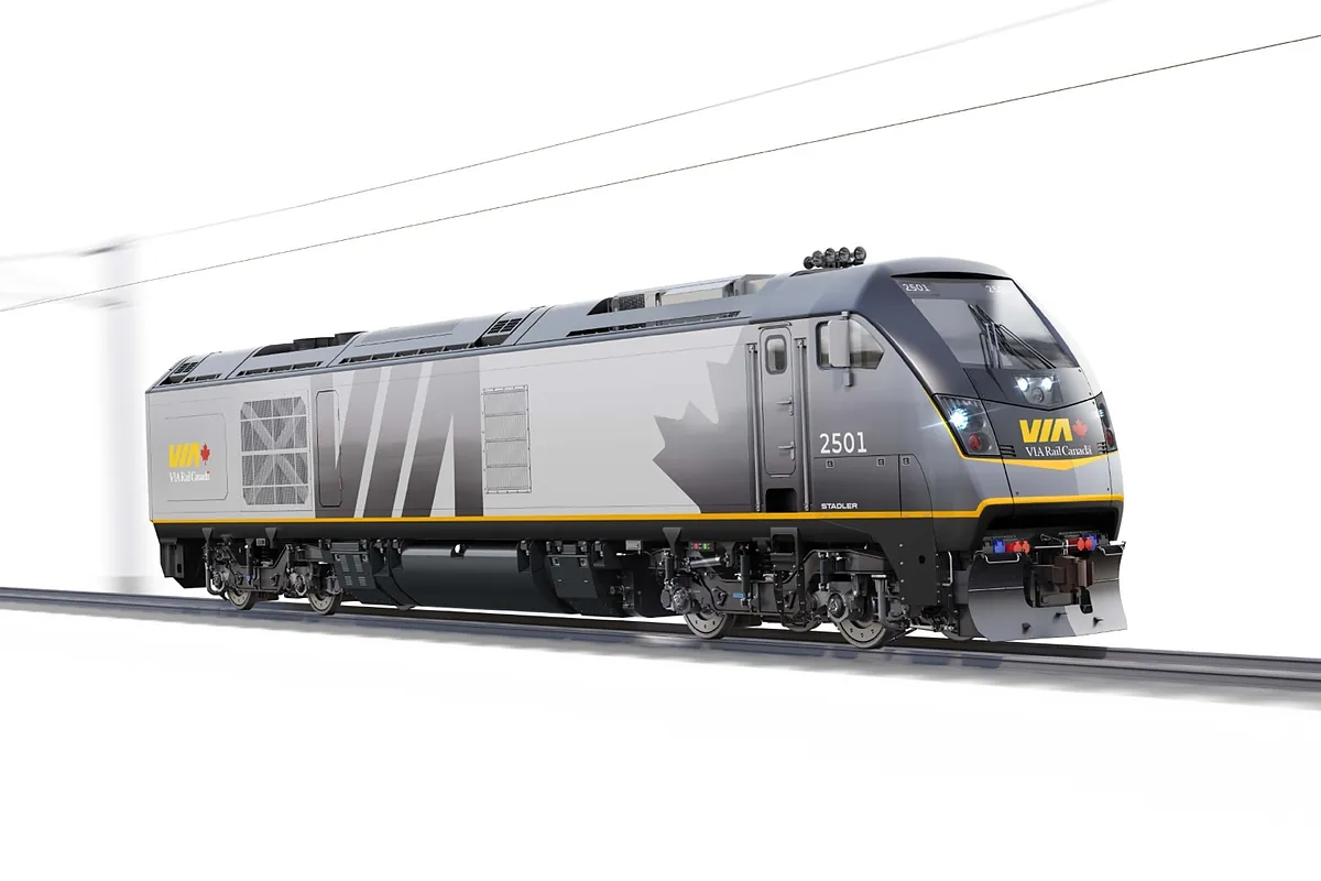 Stadler fabricará en España 45 locomotoras híbridas para Via Rail en Canadá