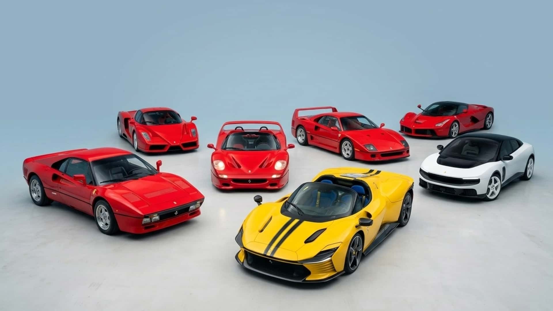 Siete Ferrari de ensueño, a subasta en Monterey
