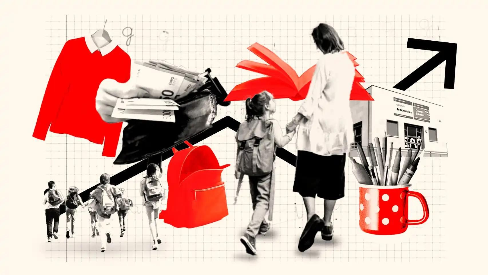 La vuelta al cole se va a los 500€ por niño: las familias pagarán más por los libros de texto, el comedor y, sobre todo, la tablet